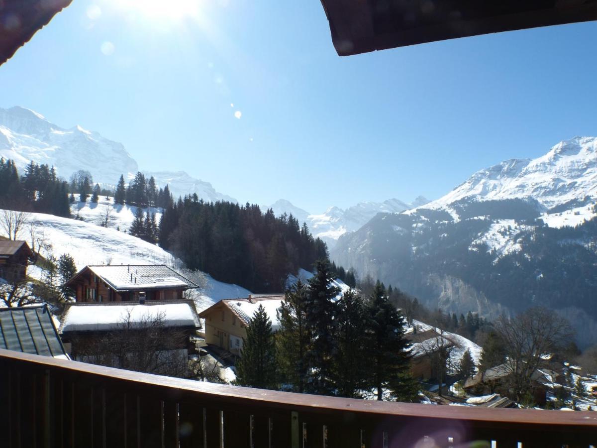 Chalet Eigersunne 2 Wengen Exterior foto